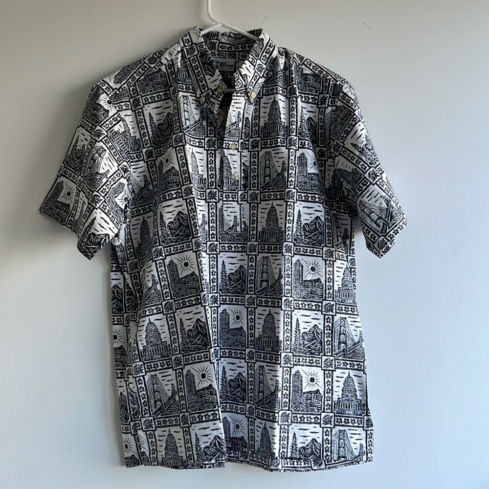 Reyn Spooner shirt - landmarks